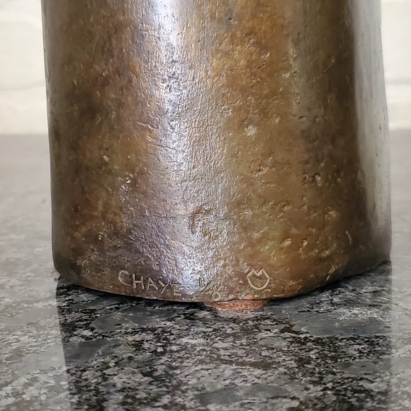 Guillaume Chaye "Madame Le Lune" Bronze Sculpture - Picture 16 of 16